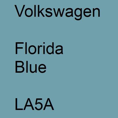 Volkswagen, Florida Blue, LA5A.